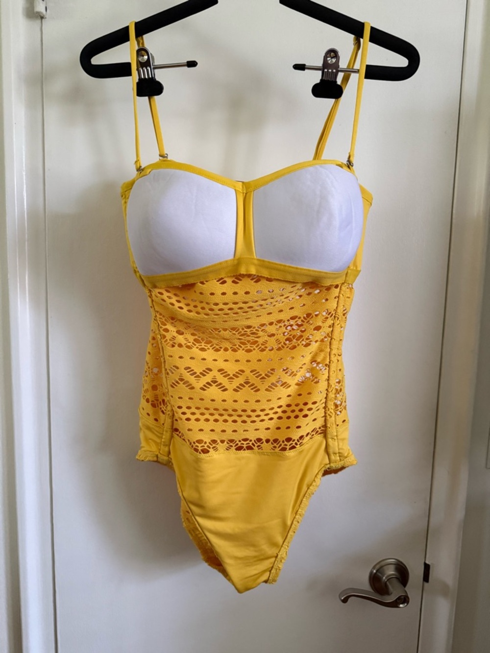 Lookbook store crochet bathing suit yellow size 8 - Picture 5 of 7